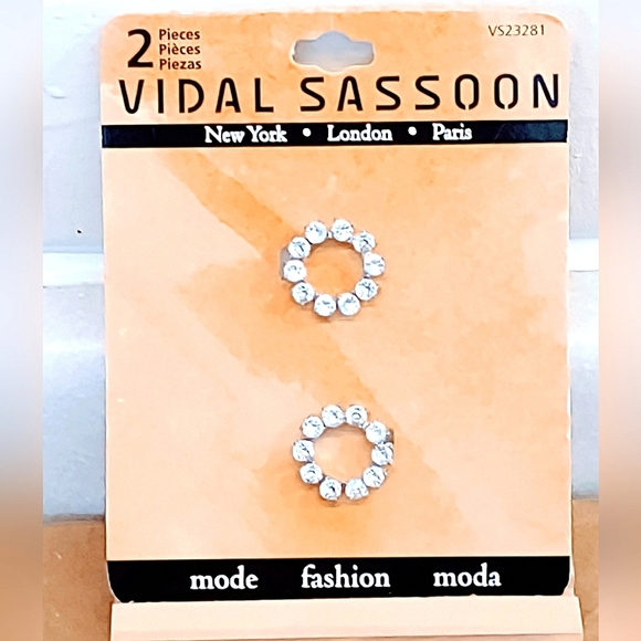 VIDAL SASSOON VINTAGE OLD MONEY BARRETTES ON ORIGINAL CARD (2005) - Picture 1 of 4